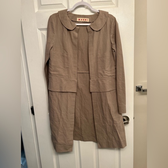 Marni Jackets & Blazers - SOLD Marni 100% Linen Long Cardigan